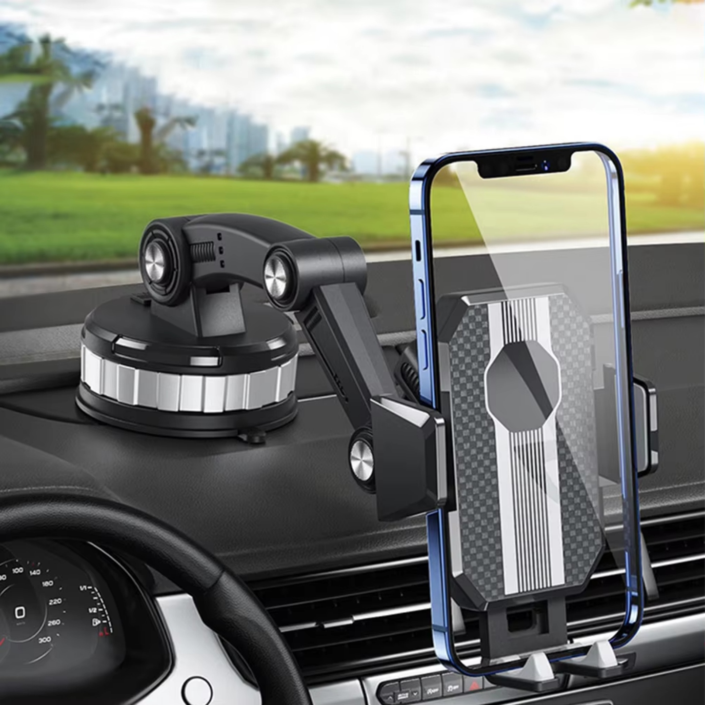GripTech | Auto-Handyhalterung mit starker Saugnapf-Haftung 0