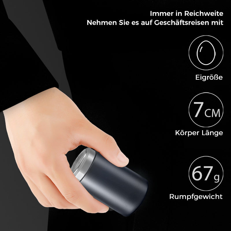 GroomEase | Tragbarer Mini-Rasierer mit Präzisionsklingen 6