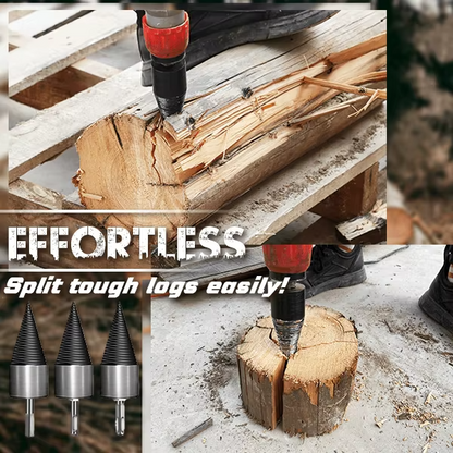 TimberSplit | Punta spaccalegna in acciaio HSS per trapano, 32 o 42 mm