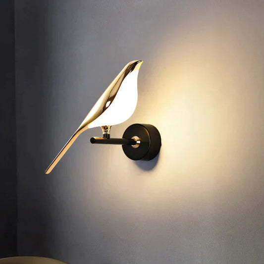Avireo Lumis | dekorative LED-Wandlampe im Vogel-Design
