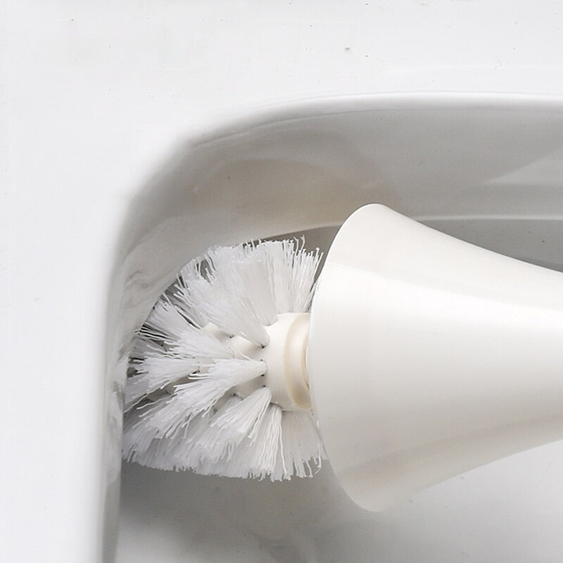 EliteClean Design WC-Bürste | Hygienische Toilettenbürste mit Spritzschutz & Auffangbehälter
