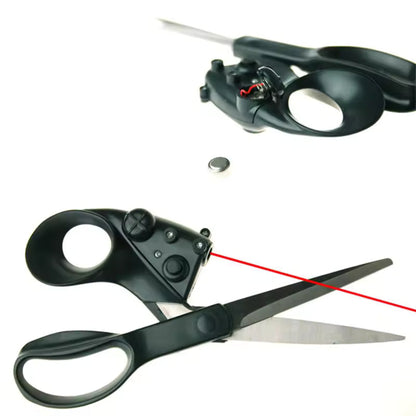 Lasciro | Forbici per tessuti in acciaio inox con guida laser, 21,5 cm