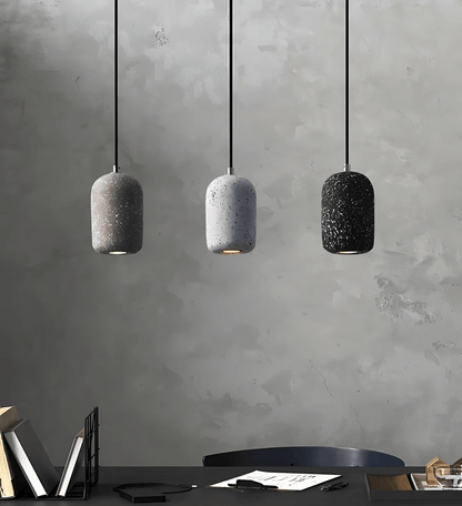 Kiva Cast | lampada a sospensione in cemento dal design industriale con tecnologia LED