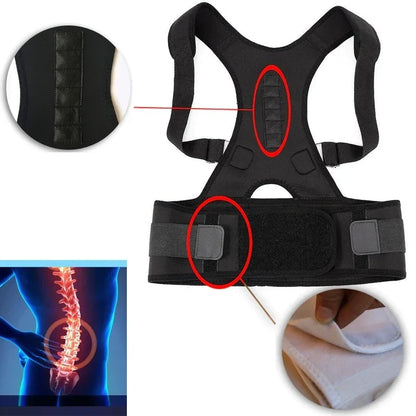 Rectiva | Adjustable Posture Corrector in 6 Sizes from S to 3XL, Breathable