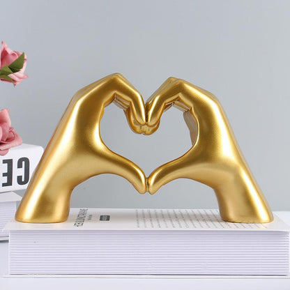 LoveSculpt Figur | Decorative wooden sculpture, handcrafted for cozy accents