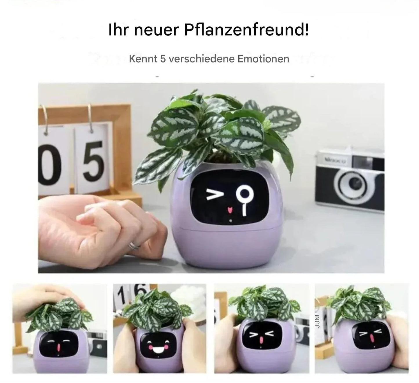 LumiPlant Smart | Pot de fleurs automatique avec système d’arrosage et lumière LED