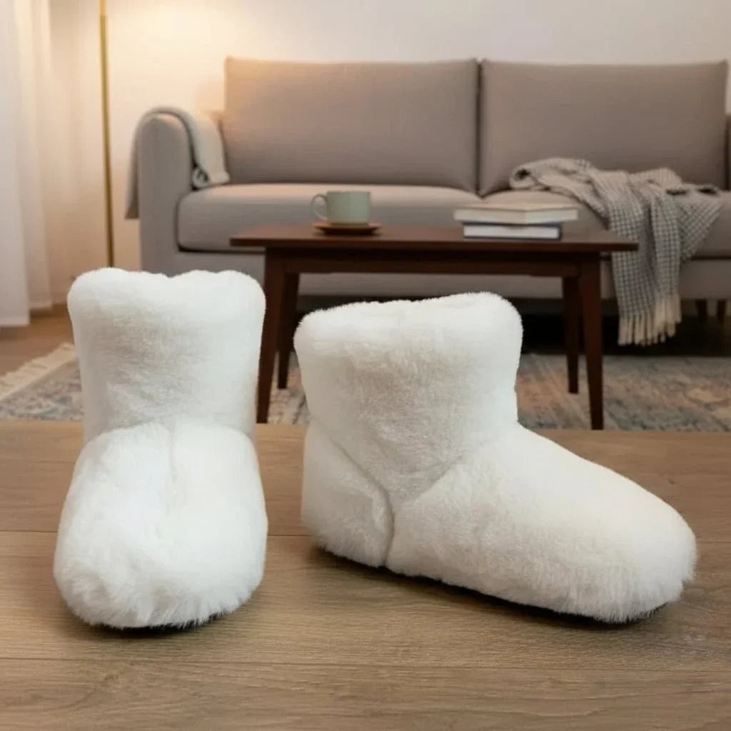Puschina | Zapatillas de casa mullidas con forro polar y suela acolchada