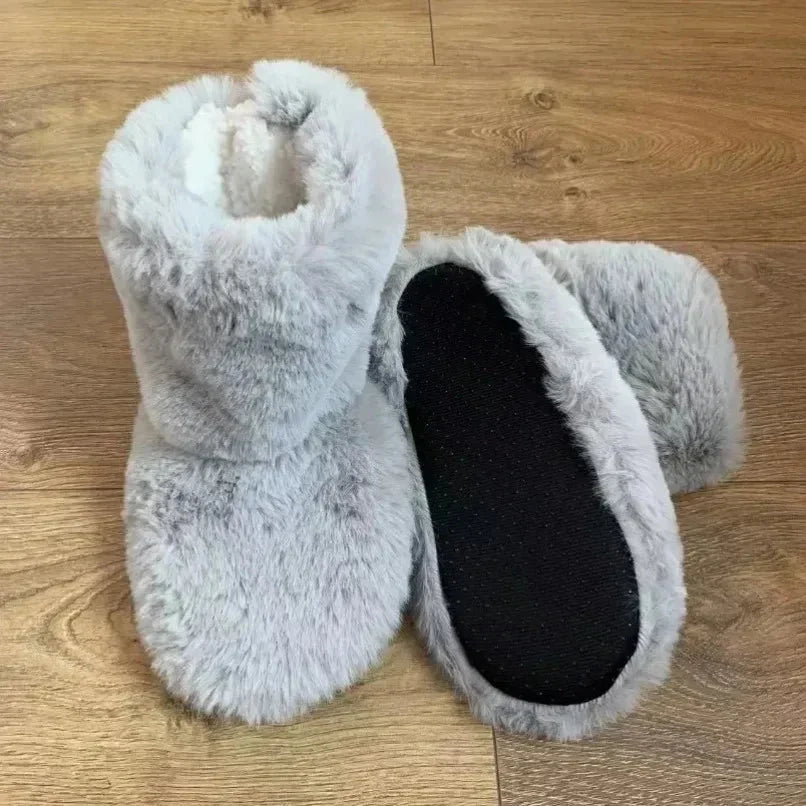 Puschina | Zapatillas de casa mullidas con forro polar y suela acolchada