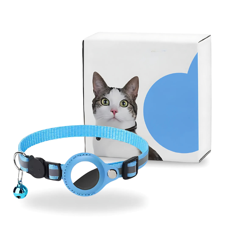 PawTrace | Collare con localizzatore GPS per cani e gatti, impermeabile IP67, riflettente