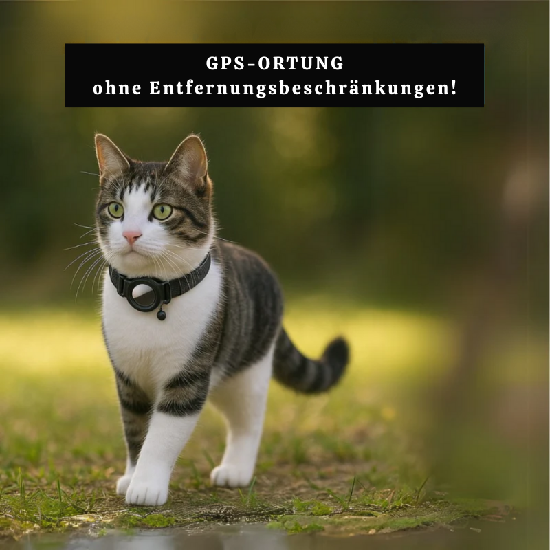 PawTrace | Collare con localizzatore GPS per cani e gatti, impermeabile IP67, riflettente