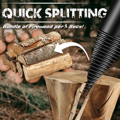 TimberSplit | Punta spaccalegna in acciaio HSS per trapano, 32 o 42 mm