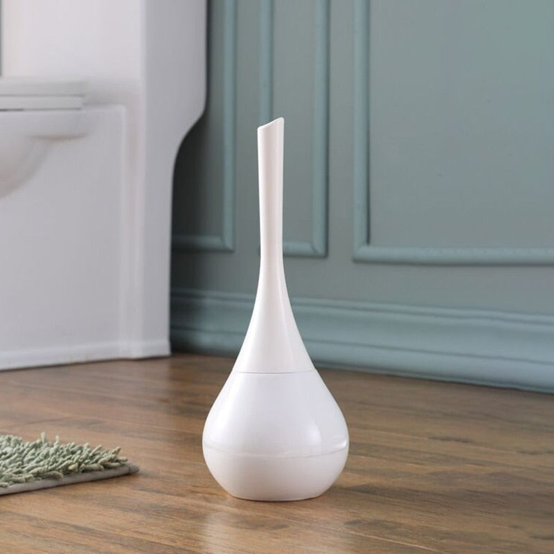EliteClean Design WC-Bürste | Hygienische Toilettenbürste mit Spritzschutz & Auffangbehälter