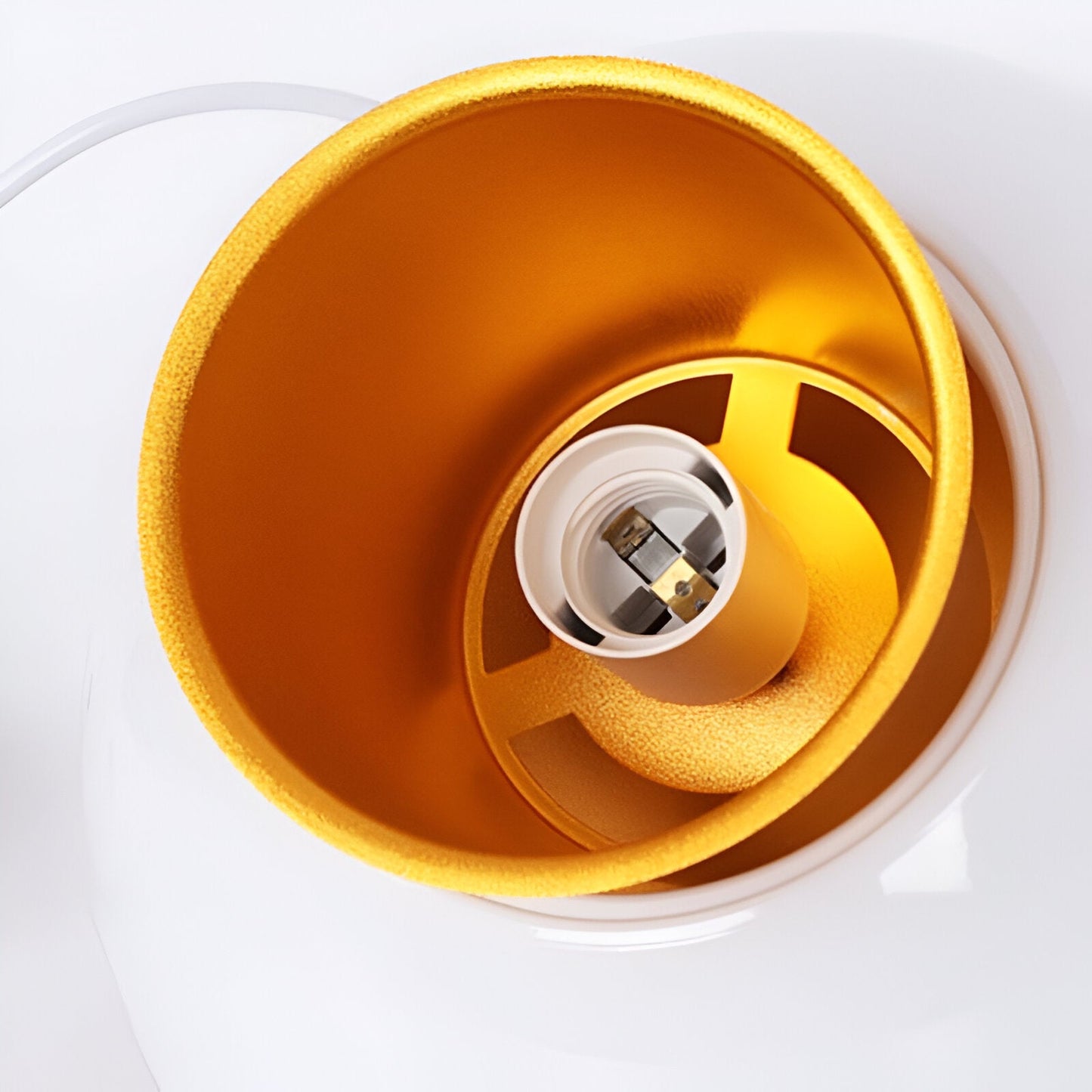 AppleGlow Lampada a sospensione – Artistica lampada a sospensione E27 in bianco e nero con design a sole