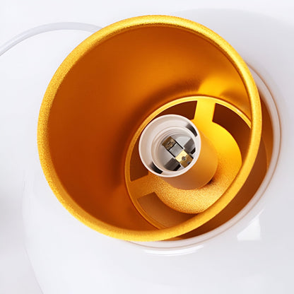 AppleGlow Lampada a sospensione – Artistica lampada a sospensione E27 in bianco e nero con design a sole