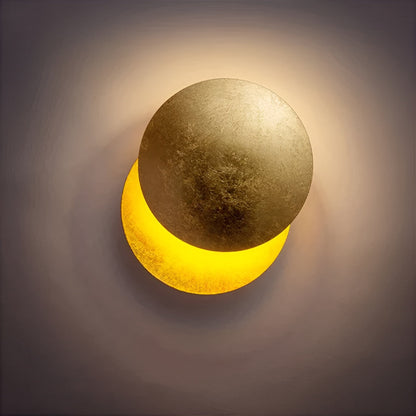 Lunara Halo | lampada da parete LED girevole a 360° con luce ambientale