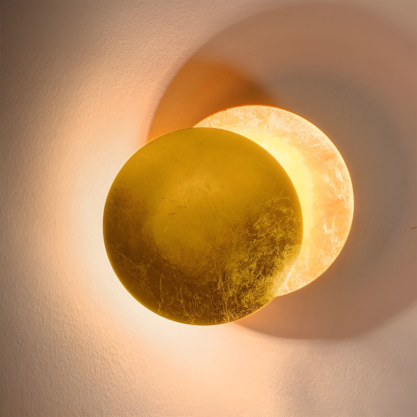 Lunara Halo | lampada da parete LED girevole a 360° con luce ambientale