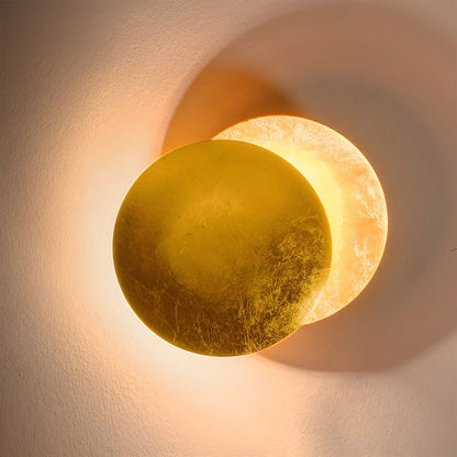 Lunara Halo | lampada da parete LED girevole a 360° con luce ambientale