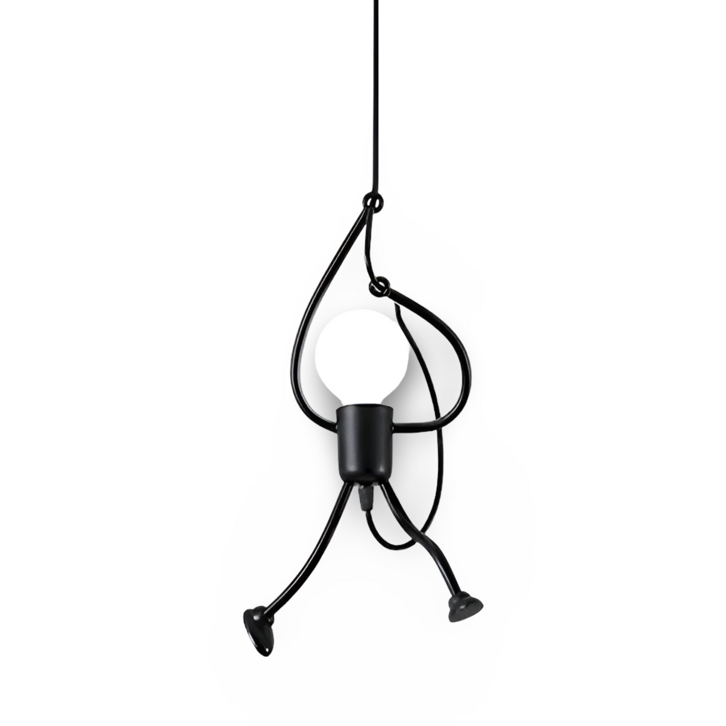 IronMan Glow – Stravagante lampada a sospensione in ferro E27 per un arredamento creativo