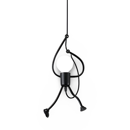 IronMan Glow – Stravagante lampada a sospensione in ferro E27 per un arredamento creativo