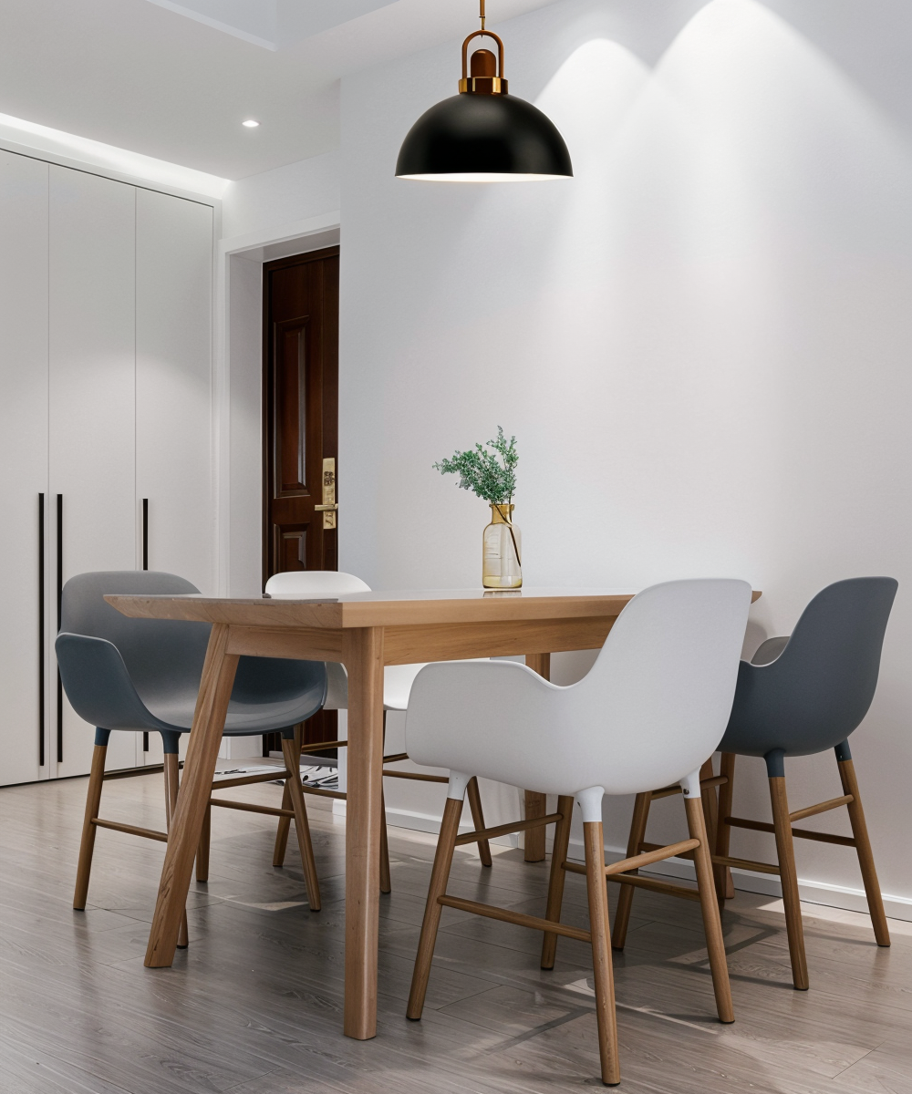 LumiMacaron Lampe | Skandinavischere Metall-Pendelleuchte mit LED, modernes Macaron-Design