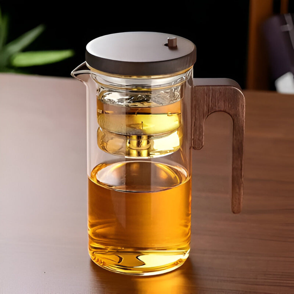 Vitrella Brew | Üveg teáskanna szűrővel laza teákhoz, stílusos dizájnban