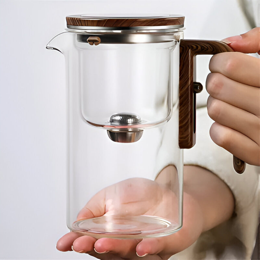 Vitrella Brew | Üveg teáskanna szűrővel laza teákhoz, stílusos dizájnban