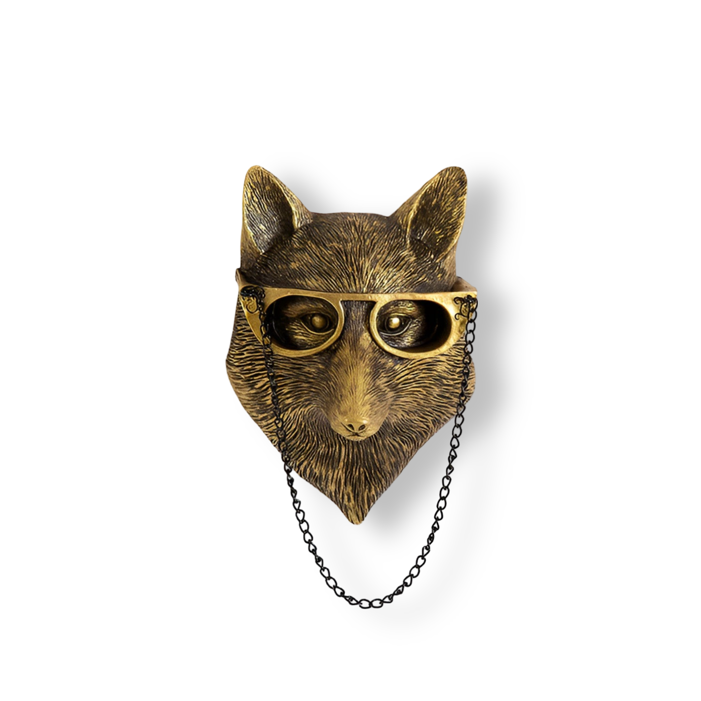 Golden Head | Multifunktionaler Wandhaken – Dekorative Wandaufbewahrung