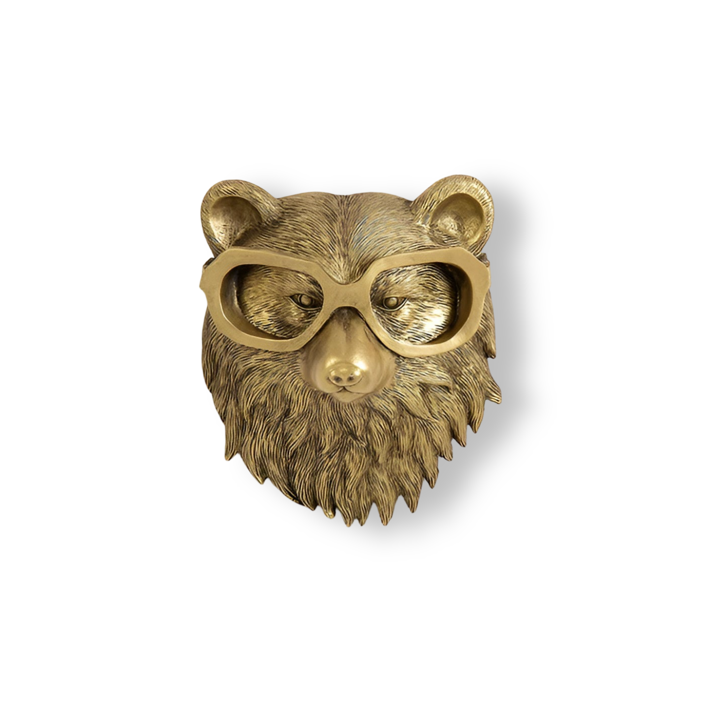 Golden Head | Multifunktionaler Wandhaken – Dekorative Wandaufbewahrung