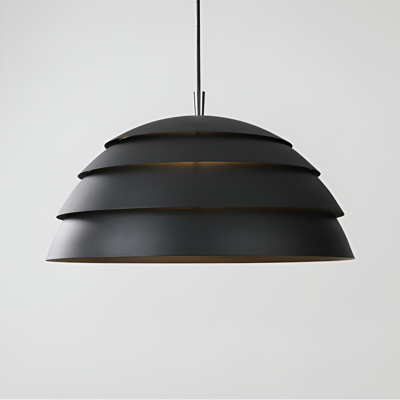 Lunava | Lampada a sospensione minimalista con paralume a cupola