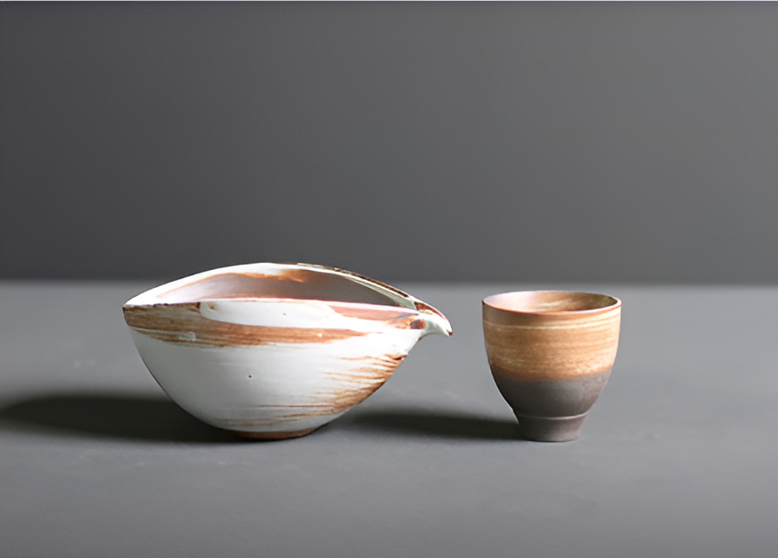 Chashiro Set | 4-Piece Matcha Set Made of Bamboo and Ceramic in Japanese Style