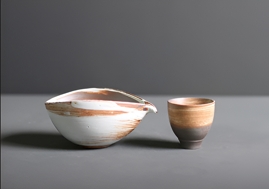 Chashiro Set | 4-Piece Matcha Set Made of Bamboo and Ceramic in Japanese Style