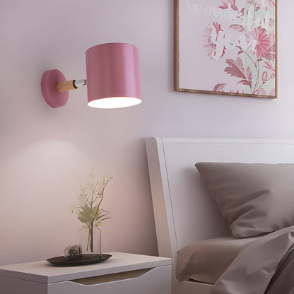 MacaronRay Applique da parete | Testa lampada regolabile | Design scandinavo pastello