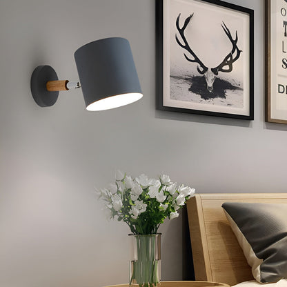 MacaronRay Applique da parete | Testa lampada regolabile | Design scandinavo pastello