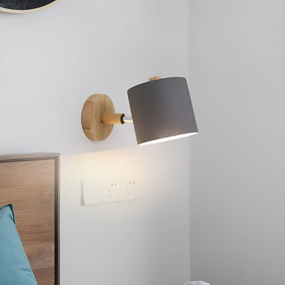 MacaronRay Applique da parete | Testa lampada regolabile | Design scandinavo pastello
