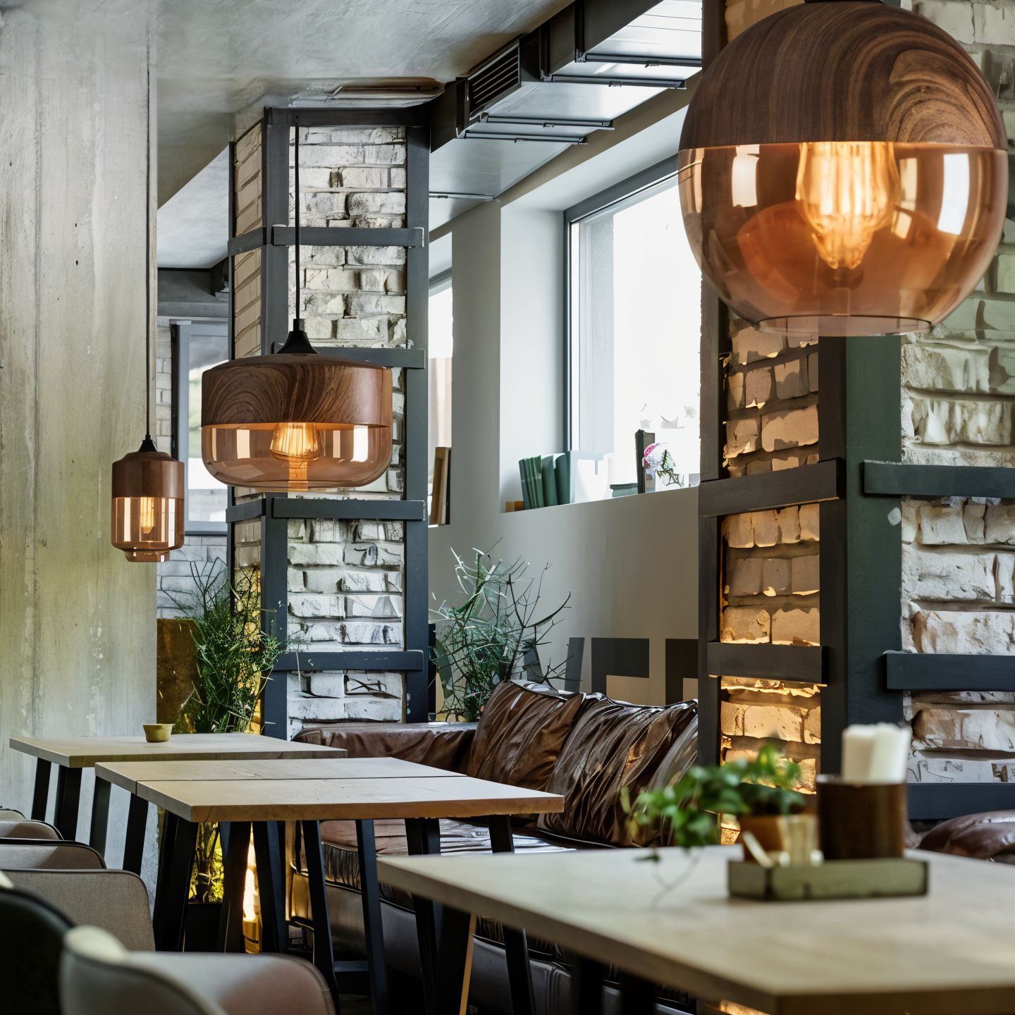 Nordic Gleam – Lampada a sospensione in vetro retrò moderna in stile loft