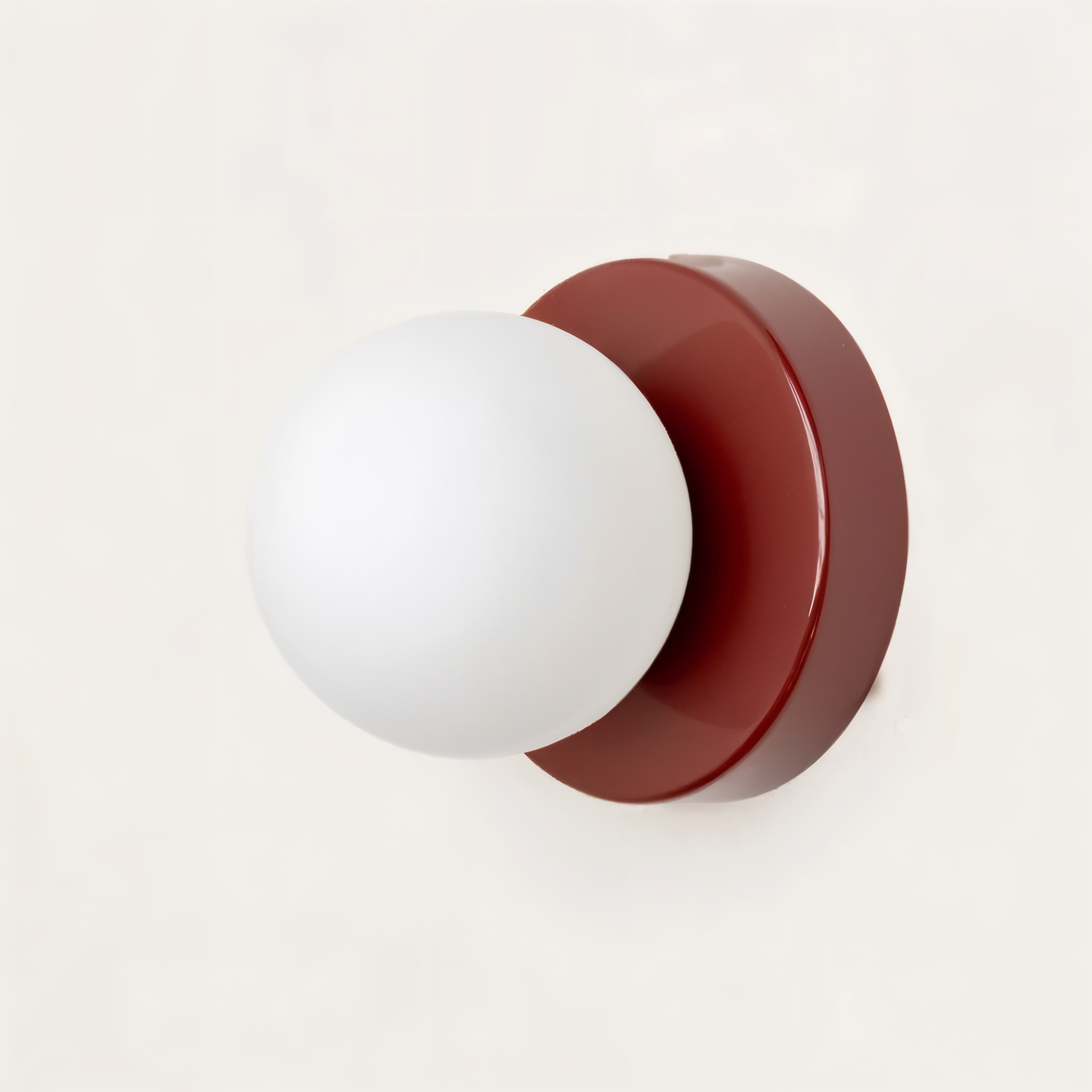 PearlPop Applique da parete | Vetro bianco & metallo | Luce LED bianco caldo | Illuminazione da parete elegante