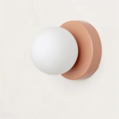 PearlPop Applique da parete | Vetro bianco & metallo | Luce LED bianco caldo | Illuminazione da parete elegante
