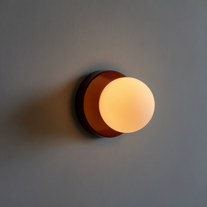 PearlPop Applique da parete | Vetro bianco & metallo | Luce LED bianco caldo | Illuminazione da parete elegante