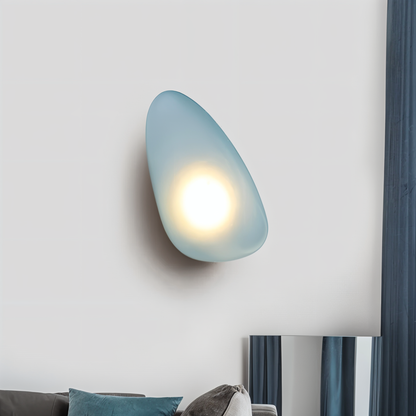 PebbleHue WallLight | Lampada da parete in vetro LED | Design scandinavo e luce calda bianca