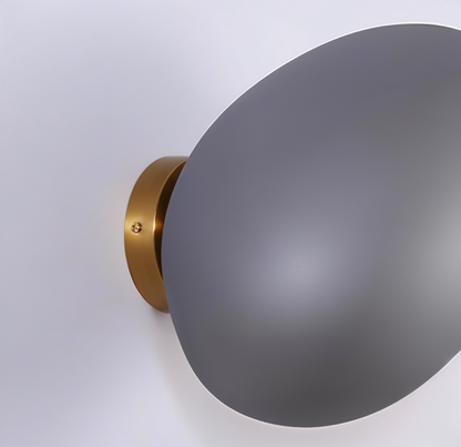 PebbleHue WallLight | Lampada da parete in vetro LED | Design scandinavo e luce calda bianca