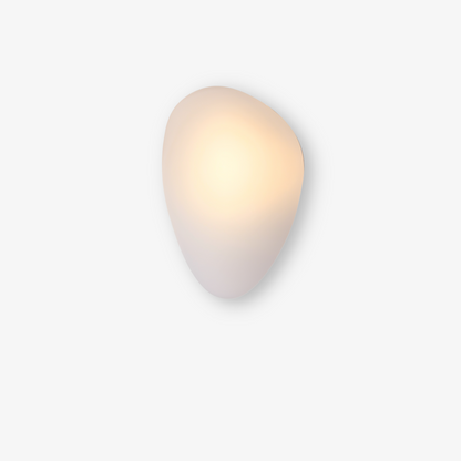 PebbleHue WallLight | Lampada da parete in vetro LED | Design scandinavo e luce calda bianca
