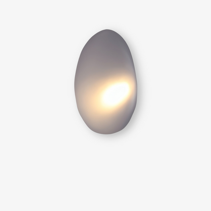 PebbleHue WallLight | Lampada da parete in vetro LED | Design scandinavo e luce calda bianca
