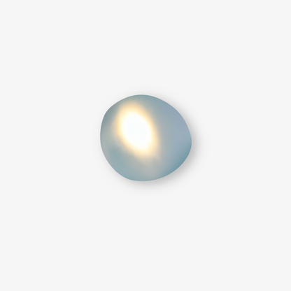 PebbleHue WallLight | Lampada da parete in vetro LED | Design scandinavo e luce calda bianca