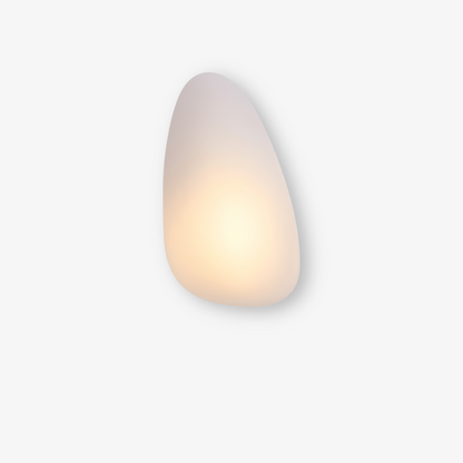 PebbleHue WallLight | Lampada da parete in vetro LED | Design scandinavo e luce calda bianca