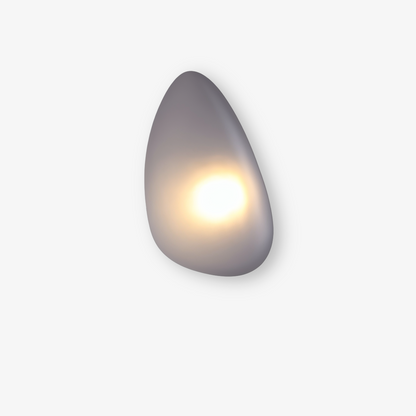 PebbleHue WallLight | Lampada da parete in vetro LED | Design scandinavo e luce calda bianca