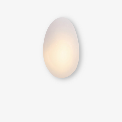 PebbleHue WallLight | Lampada da parete in vetro LED | Design scandinavo e luce calda bianca