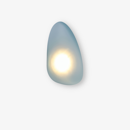 PebbleHue WallLight | Lampada da parete in vetro LED | Design scandinavo e luce calda bianca