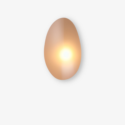 PebbleHue WallLight | Lampada da parete in vetro LED | Design scandinavo e luce calda bianca