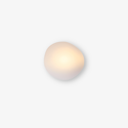 PebbleHue WallLight | Lampada da parete in vetro LED | Design scandinavo e luce calda bianca