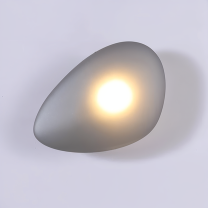 PebbleHue WallLight | Lampada da parete in vetro LED | Design scandinavo e luce calda bianca